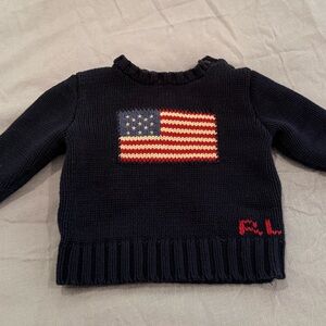Ralph Lauren 12 months flag sweater